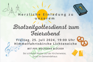 Bierkrüge, Brezeln und Bibel